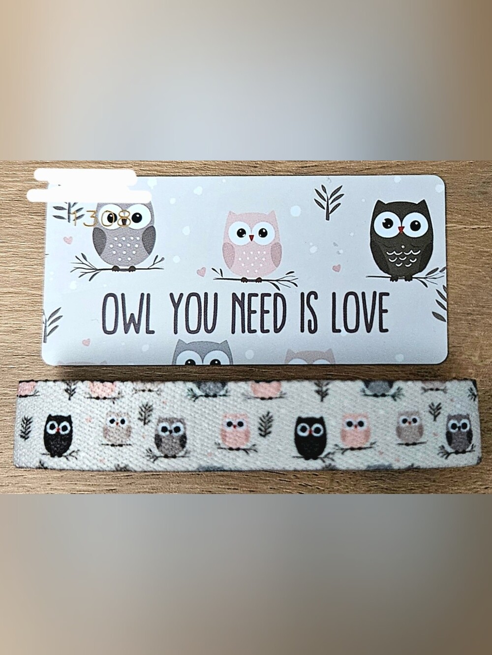 ZOX "OWL YOU NEED IS LOVE" #1308 BIRD IS WORD UNREDEEMED COLLECTIBLE WRISTBAND